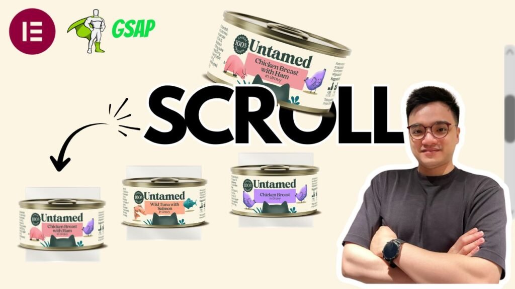 SPIN CAROUSEL ON SCROLL-GSAPScrollTrigger Elementor